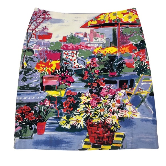 Talbots Dresses & Skirts - Talbots floral cafe scene skirt - 4P